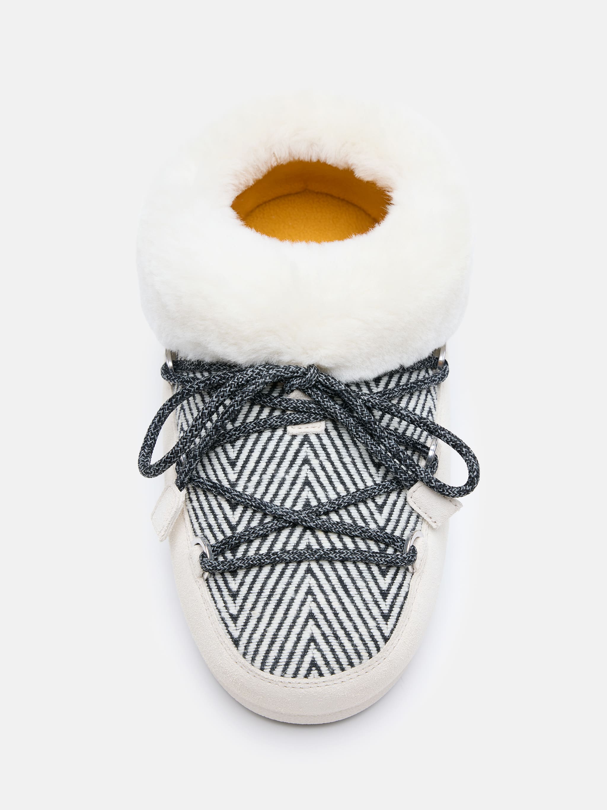 MOON BOOT X GUEST IN RESIDENCE EVX CHALET BLANCO ARENILLA PIEL DE FURTA ARTIFICIAL MULES